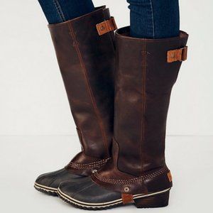 Sorel Slimpacks Tall leather and rubber boot